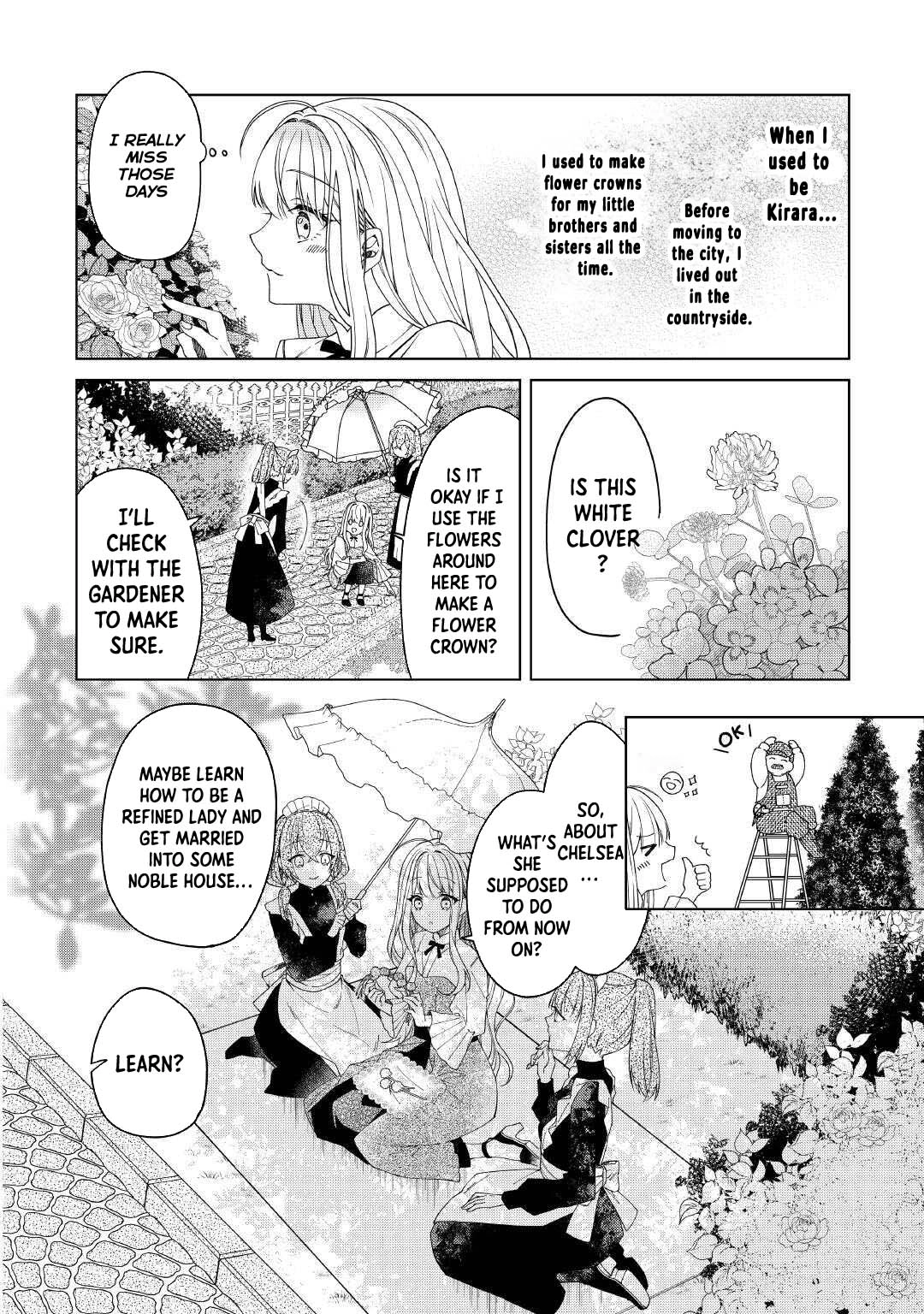I Reincarnated as a Useless Noble Lady Chapter 2 Page 8